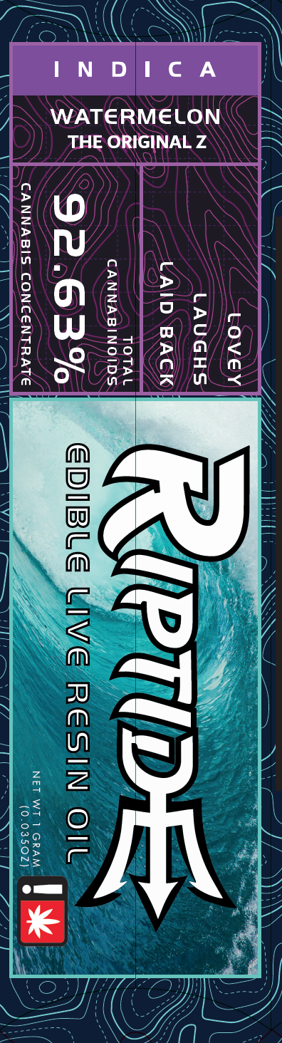 Photograph of product: Riptide - Watermelon x The Original Z (I) - ELRO 1g