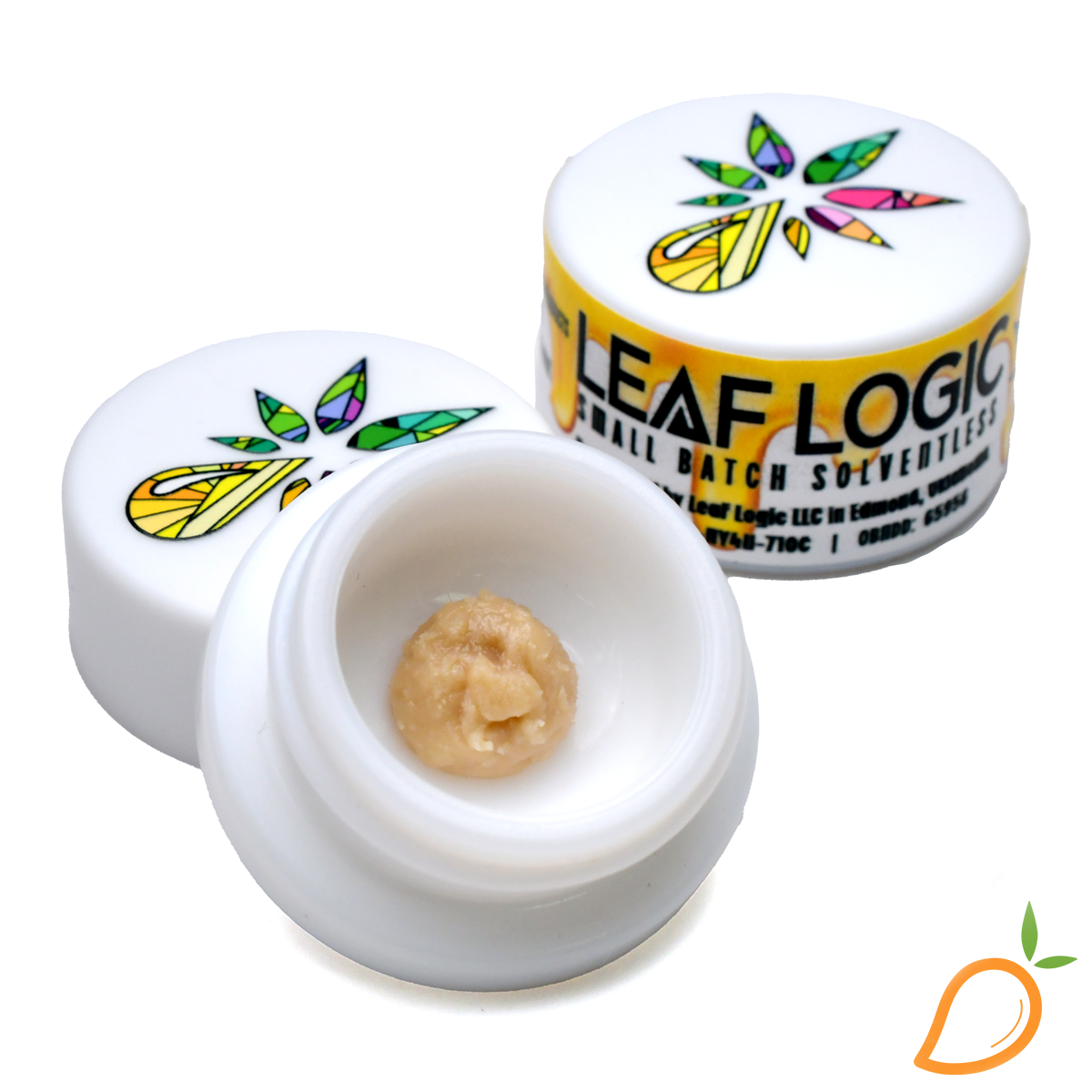 Photograph of product: 1g Dirty Burger Live Rosin Batter Leaf Logic