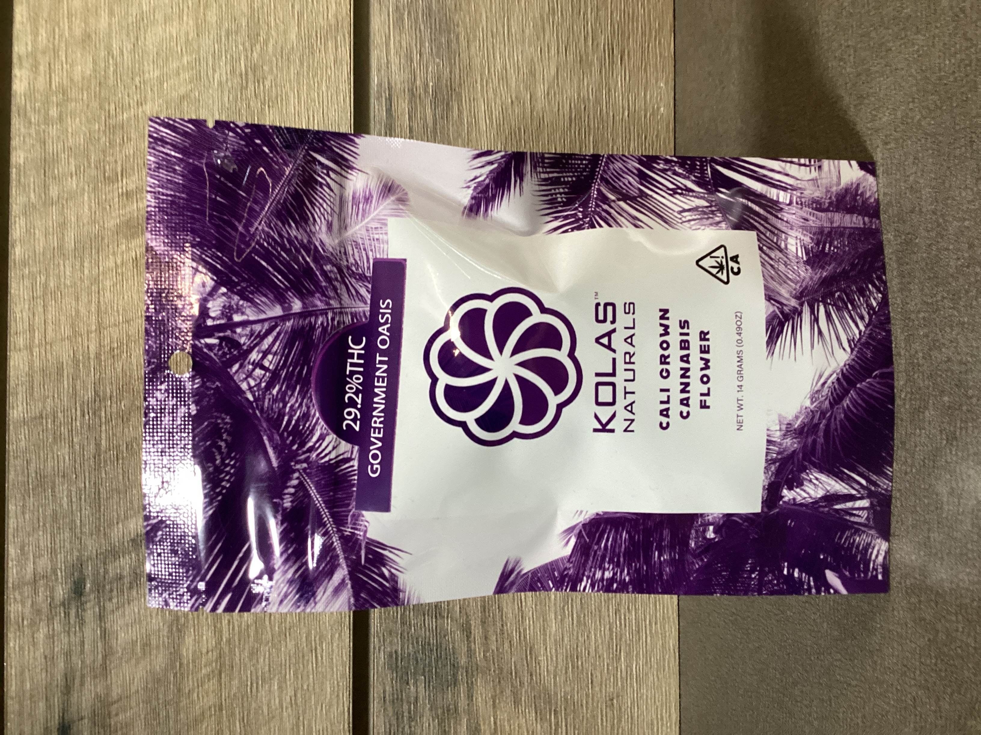 Photograph of product: KOLAS - GOVT OASIS - 14g