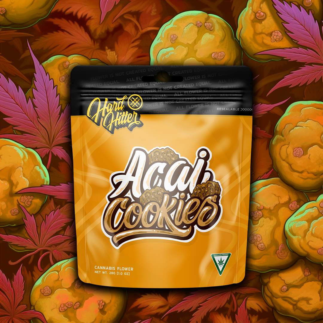 Photograph of product: Hard Hitter 3.5g Acai Cookies