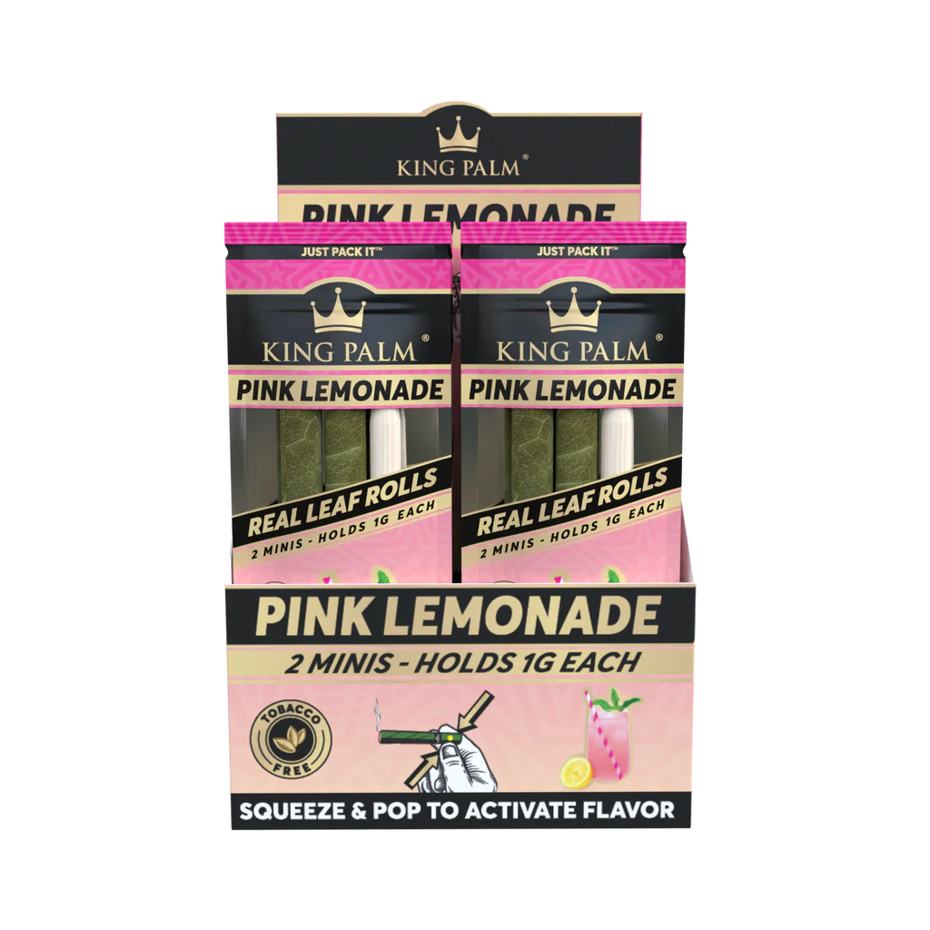 Photograph of product: King Palm Pink Lemonade Mini Size (2pk)