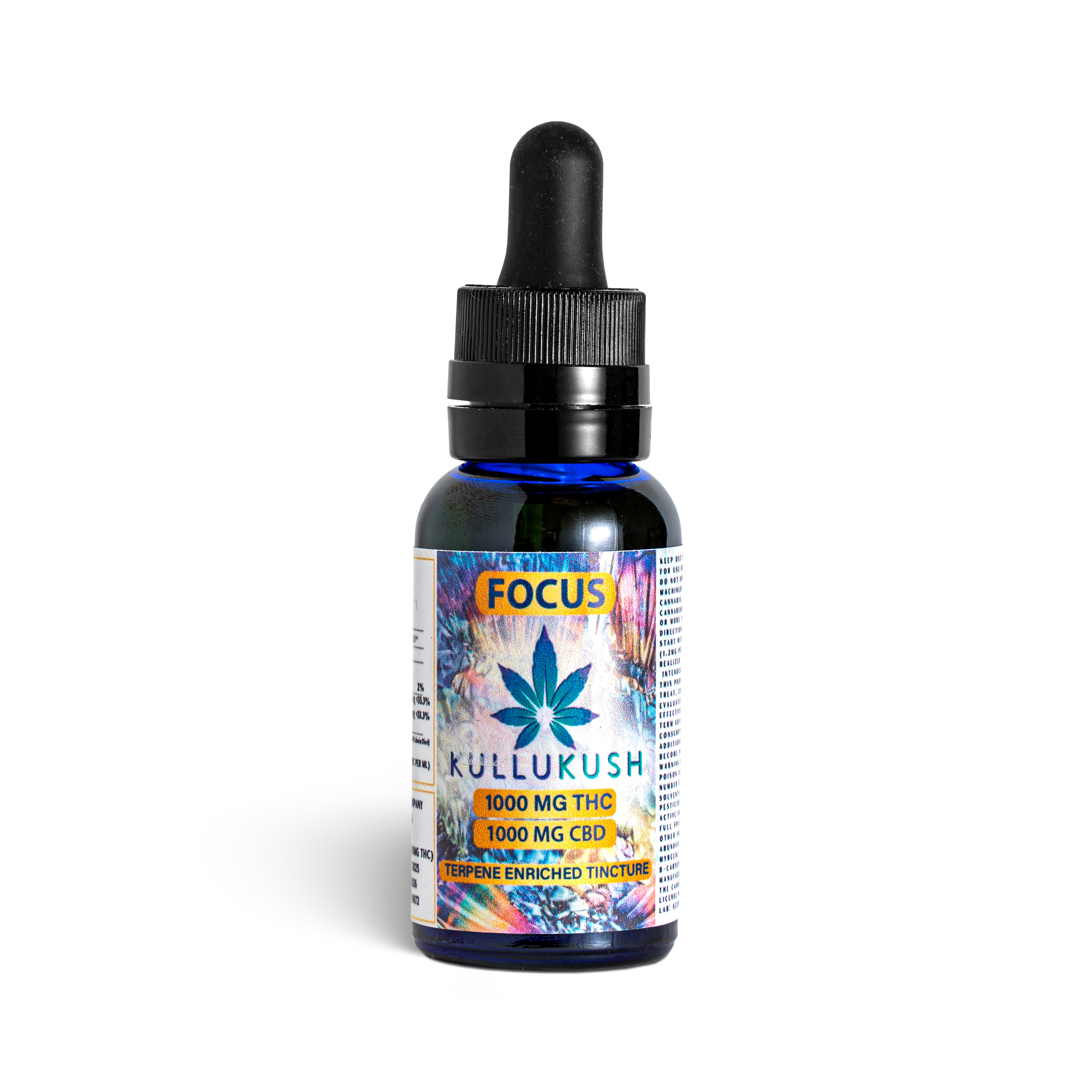 Photograph of product: Kullu Kush Focus Tincture TH-oui:CBD - 1000mg