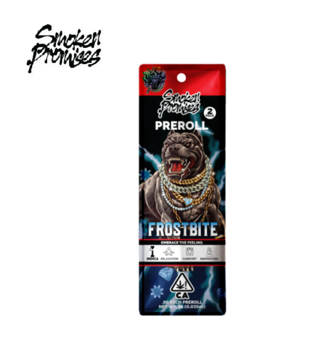 Photograph of product: FROSTBITE 1G 2 PACK PREROLLS