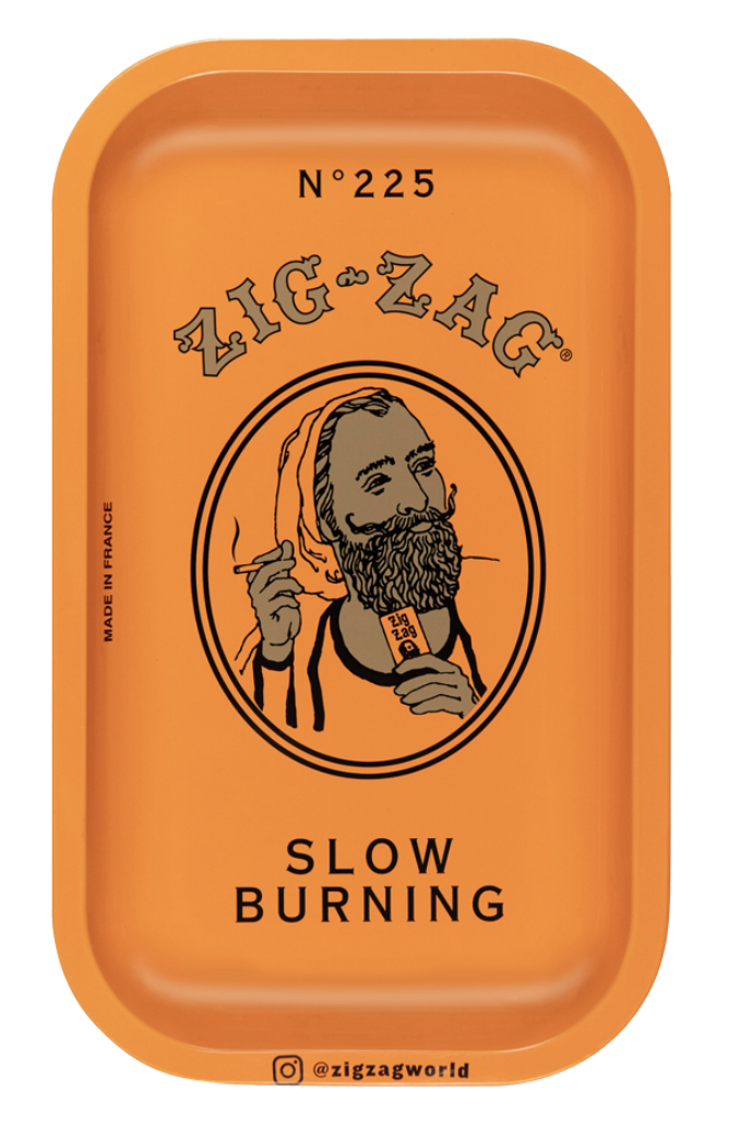 Photograph of product: Zig Zag Orange Rolling Tray