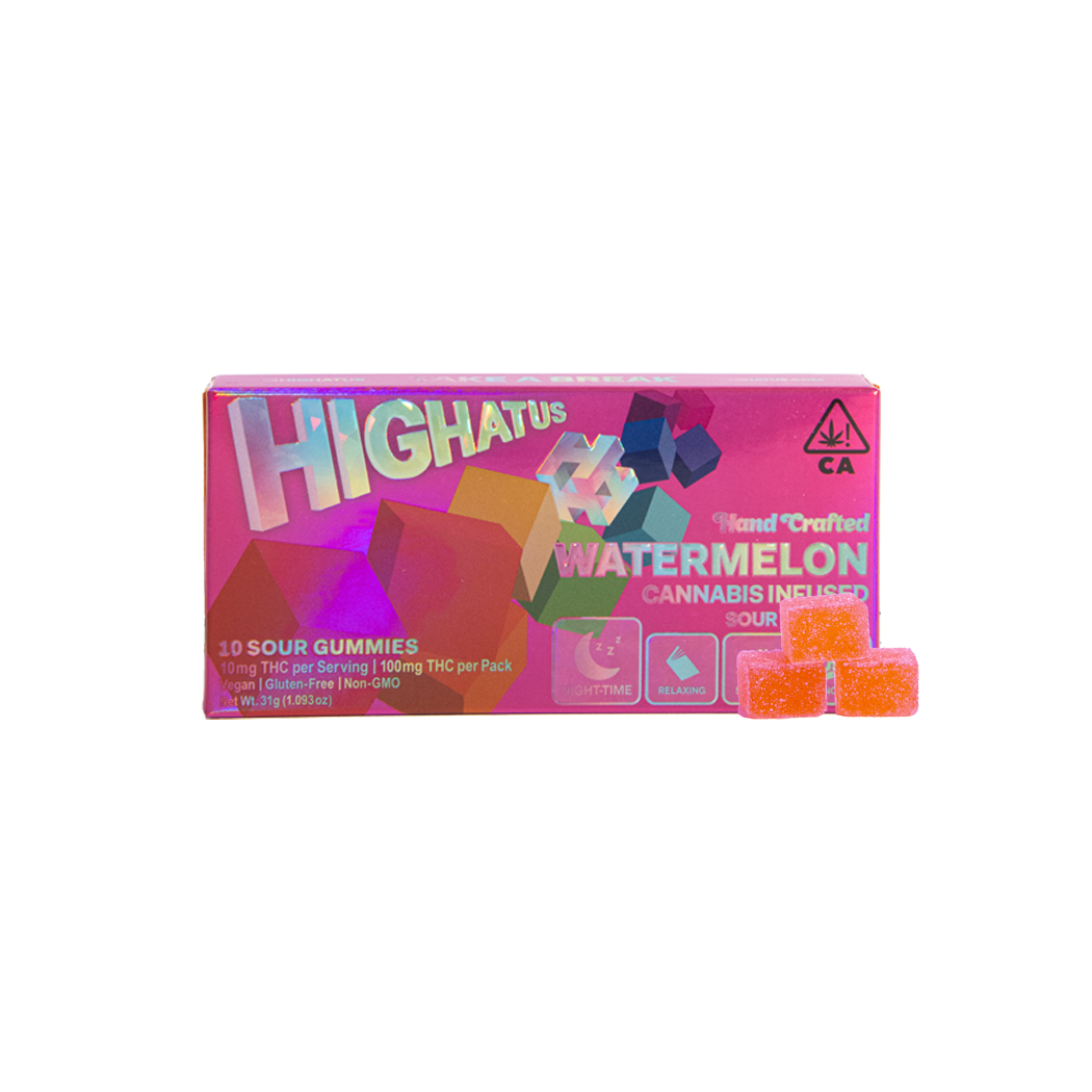 Photograph of product: Highatus - Watermelon (Indica) Edible 100mg