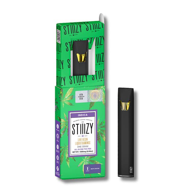 Photograph of product: White Widow Live Resin Liquid Diamonds 1g AIO - 