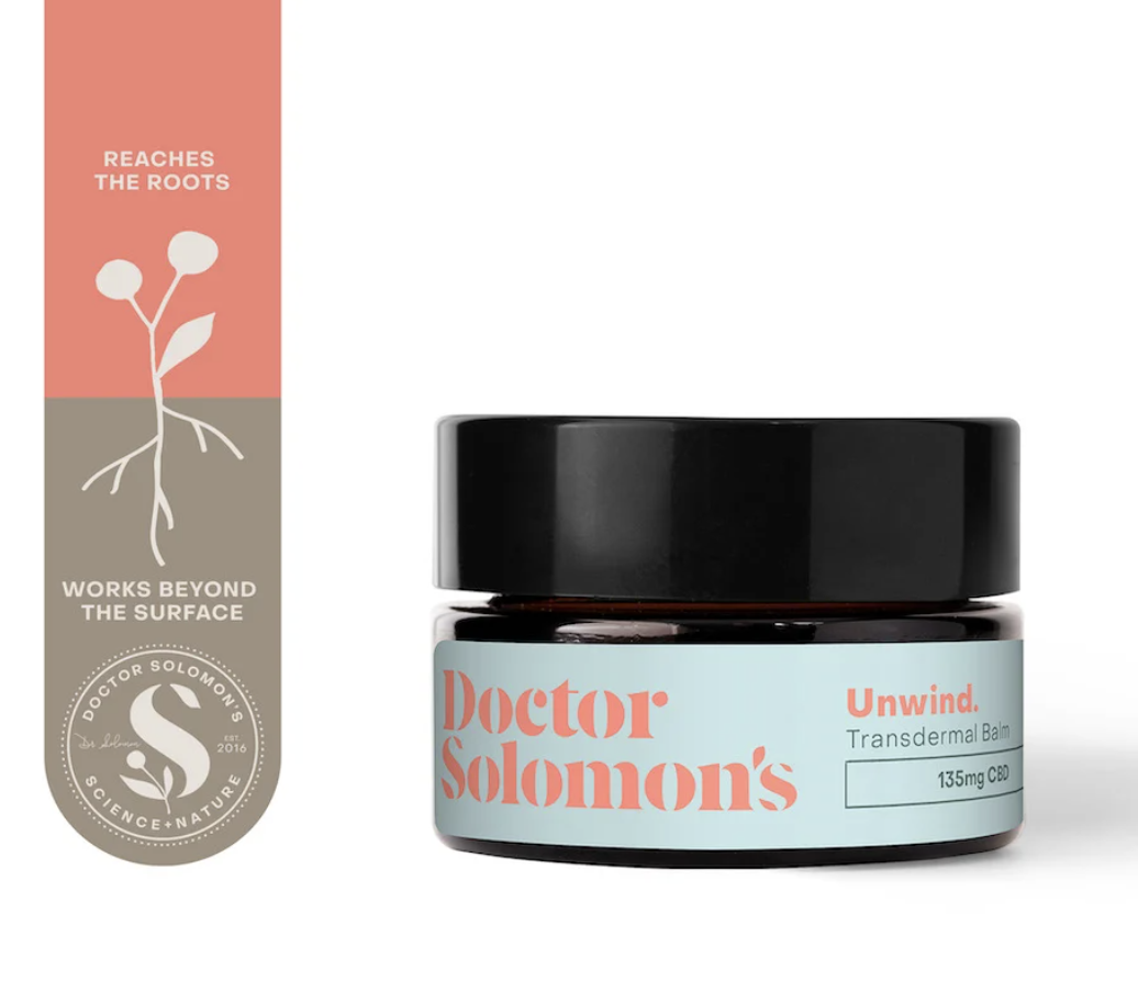 Photograph of product: Dr. Solomon's 120mg (1:3 CBD:TH-oui) Balm - Rescue