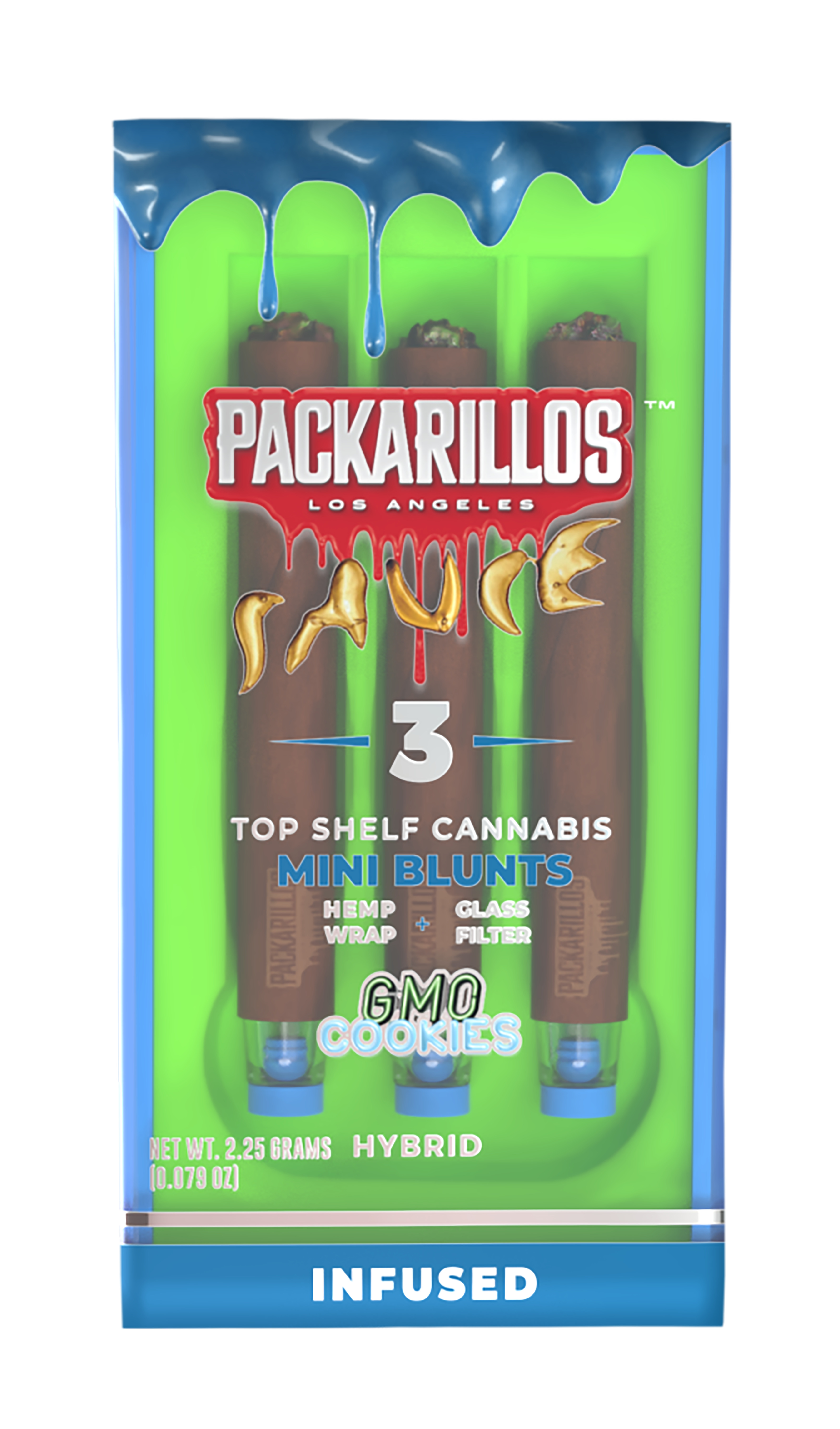 Photograph of product: GMO Cookies (Infused Blunt) | .75g 3pk