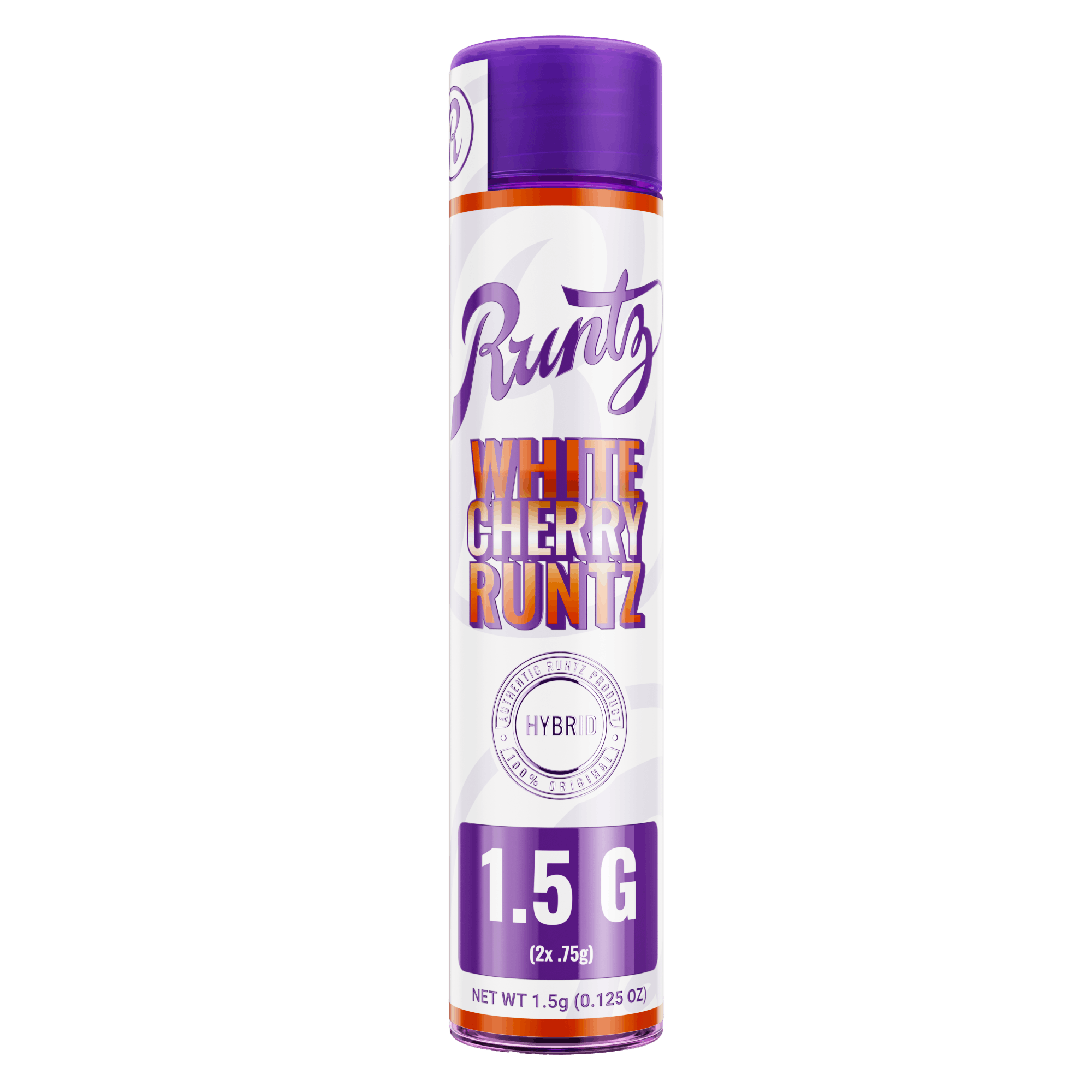 Photograph of product: RUNTZ | 0.75g Pre-Roll 2pk |  White Cherry Runtz