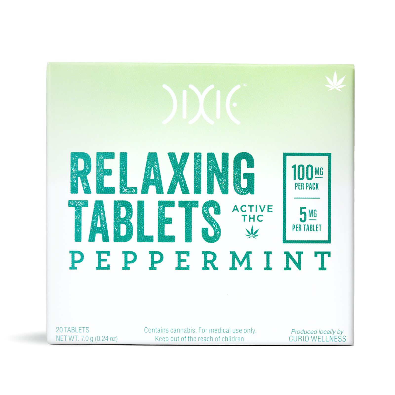 Photograph of product: Peppermint Relaxing Tablets | 100mg