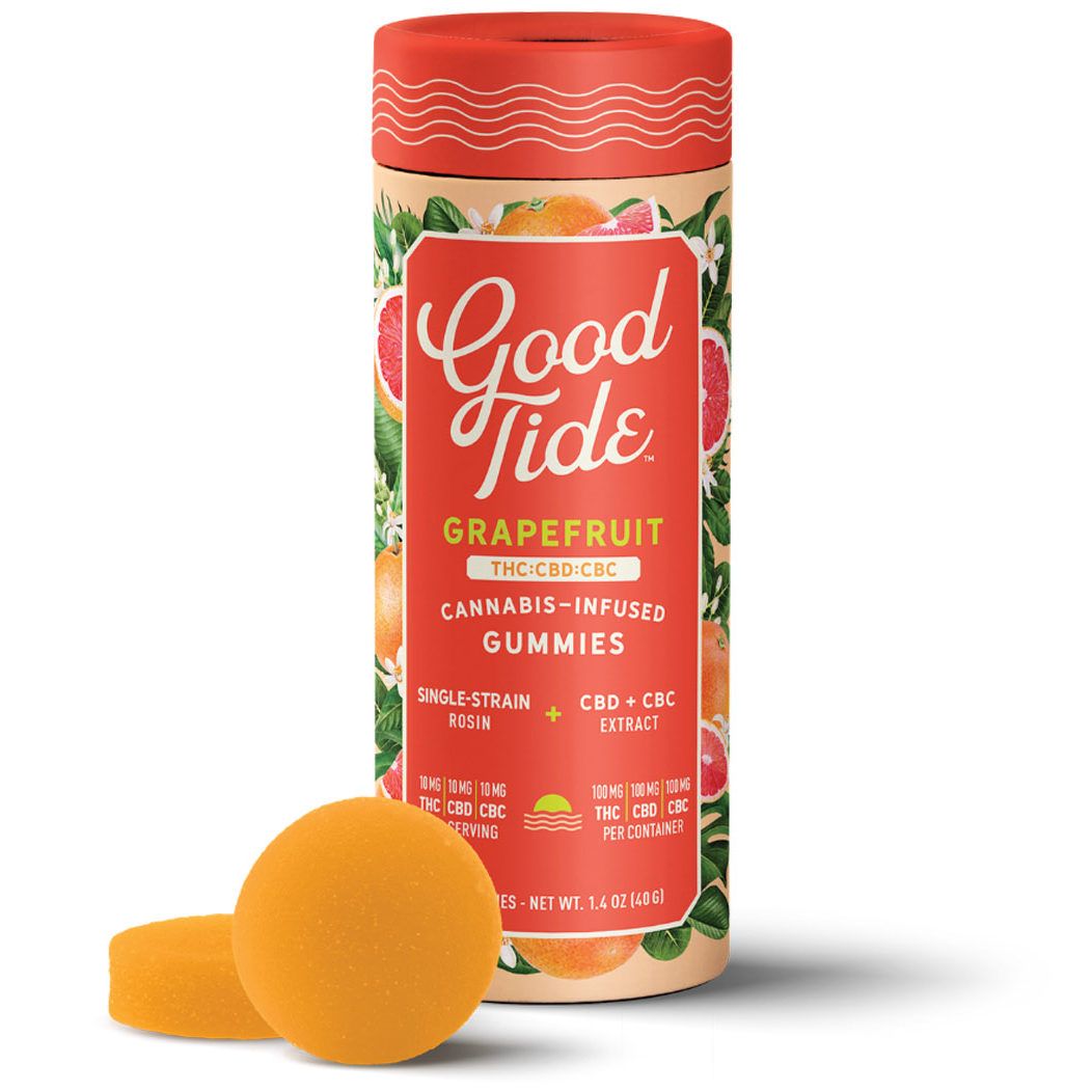 Photograph of product: Good Tide | 100mg Rosin REC - Grapefruit 1:1:1 (S)