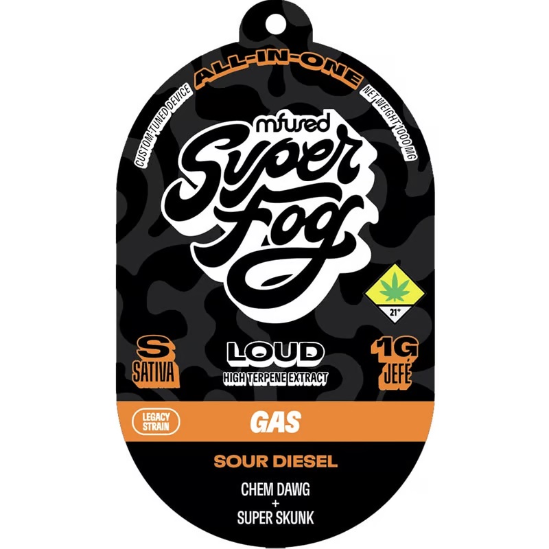 Photograph of product: Sour Diesel Loud High Terpene Extract Disposable Vape