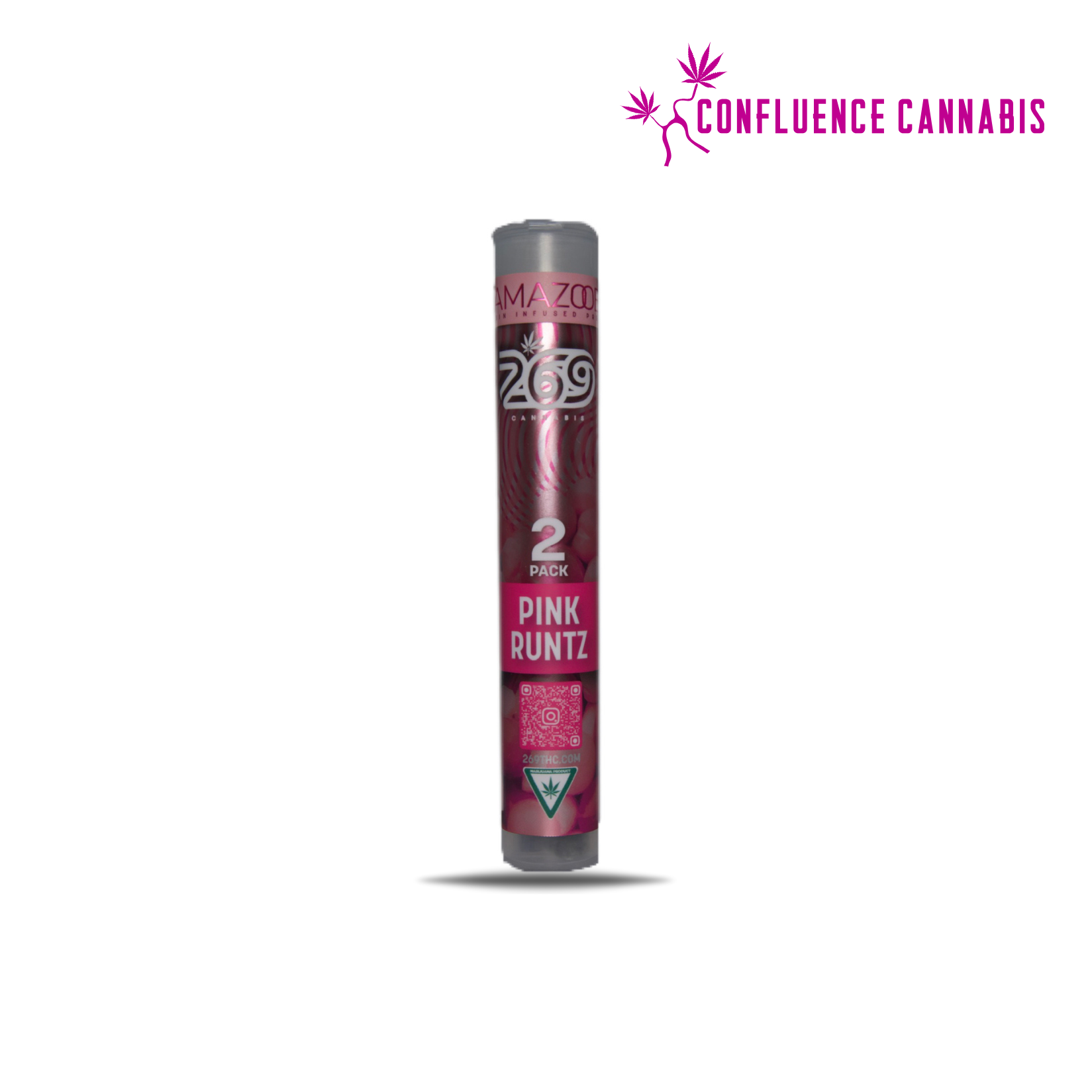 Photograph of product: Pink Runtz Live Resin (Infused) Preroll 2 Pack