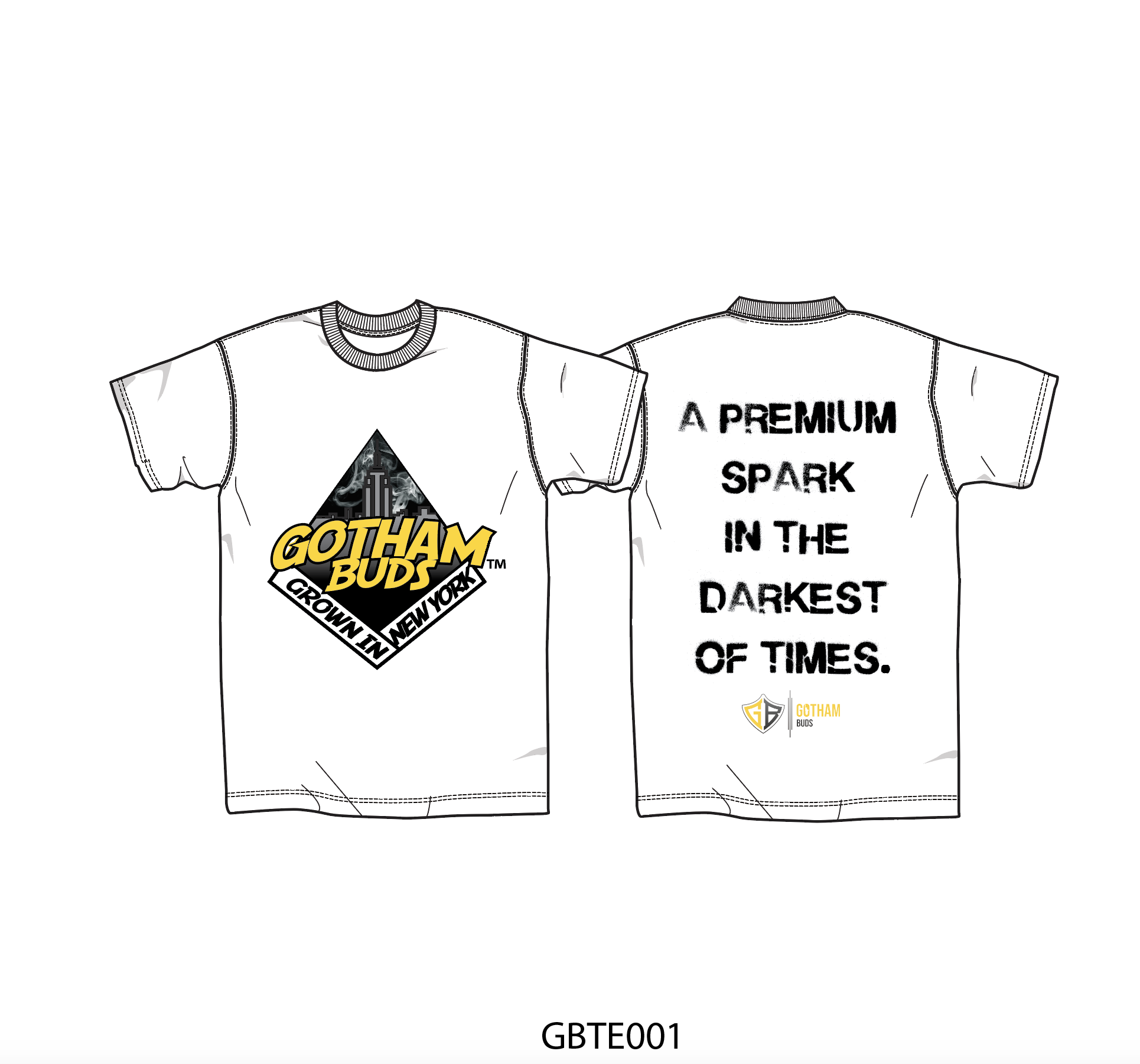 Photograph of product: Grown in NY Logo Tee (White)