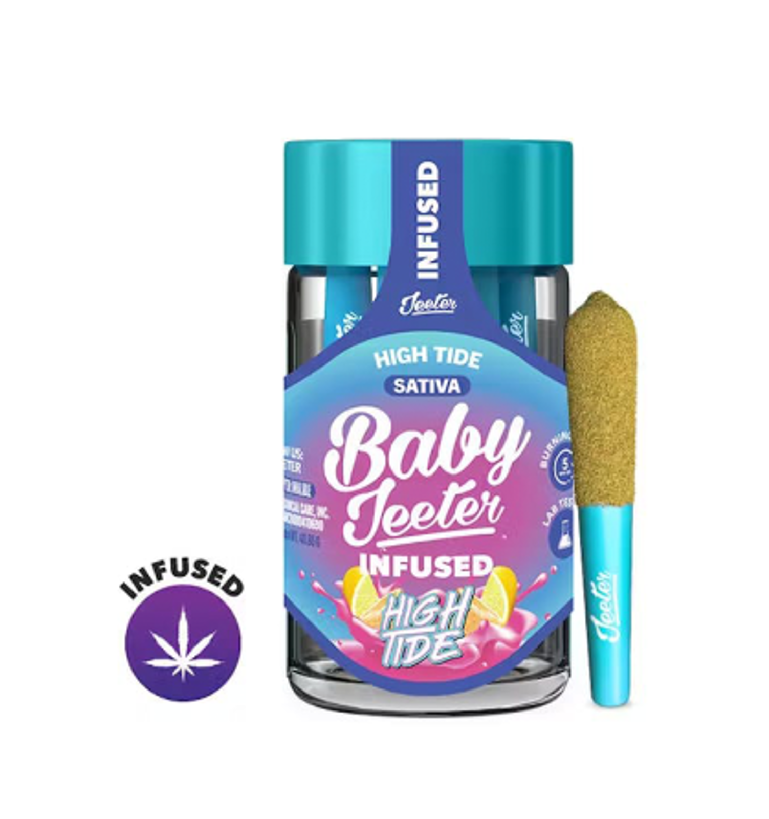 Photograph of product: Rollz Boomsticks - Infused Preroll - Rainbow Belts