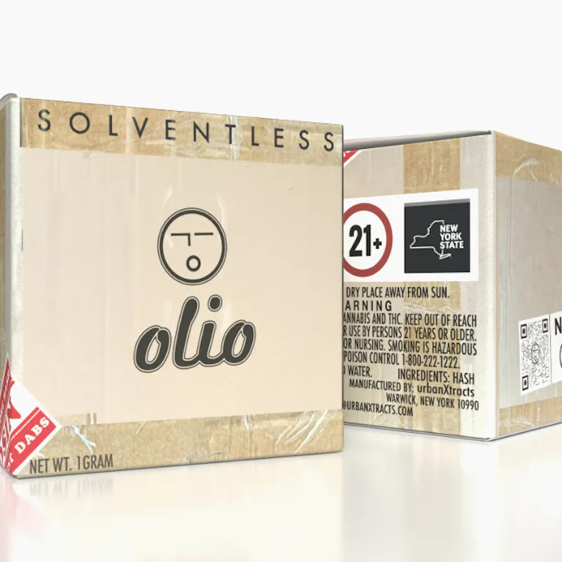 Photograph of product: Olio | Sour Wilson Berries | Live Rosin Cold Cure | 1g