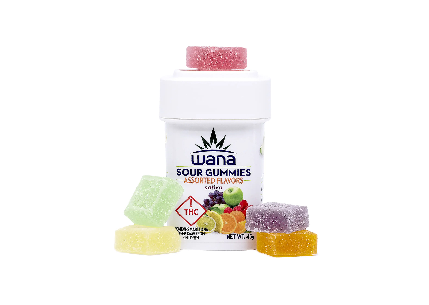 Photograph of product: Sour Sativa Medical Gummies