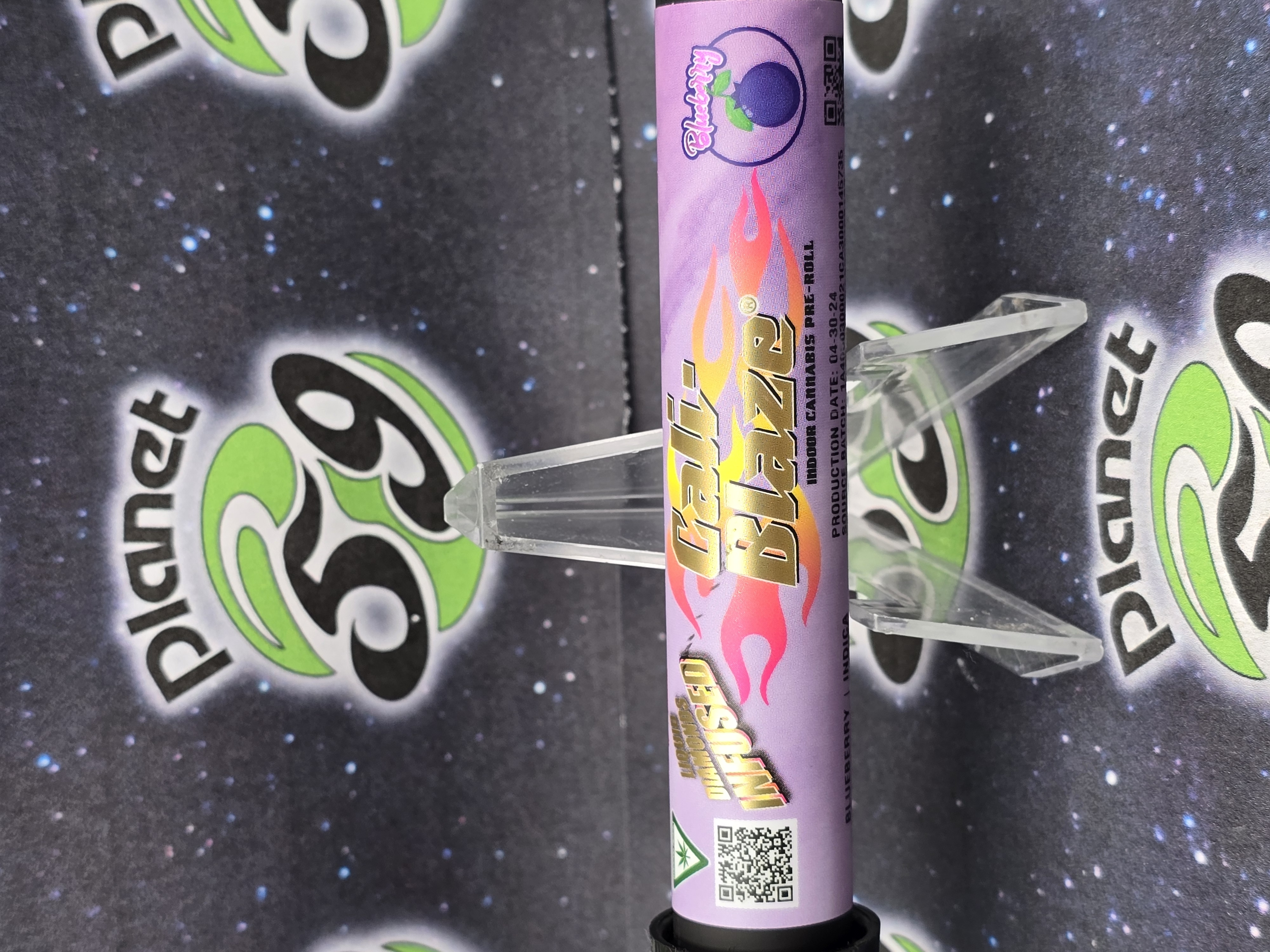 Photograph of product: Cali Blaze | Blueberry 1.2g | Infused Preroll