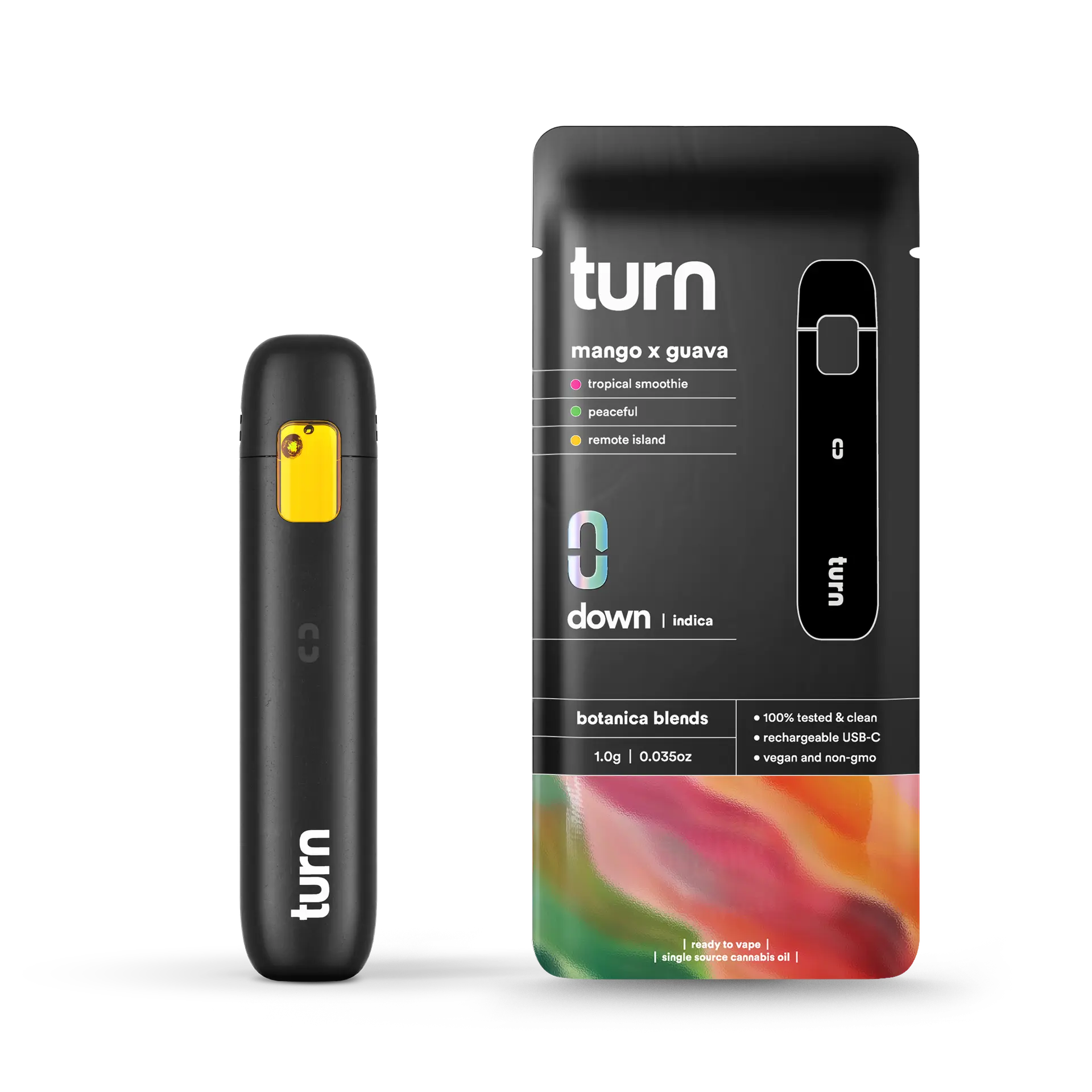 Photograph of product: Turn | Mango x Guava | Botanica Blends | 1g AIO