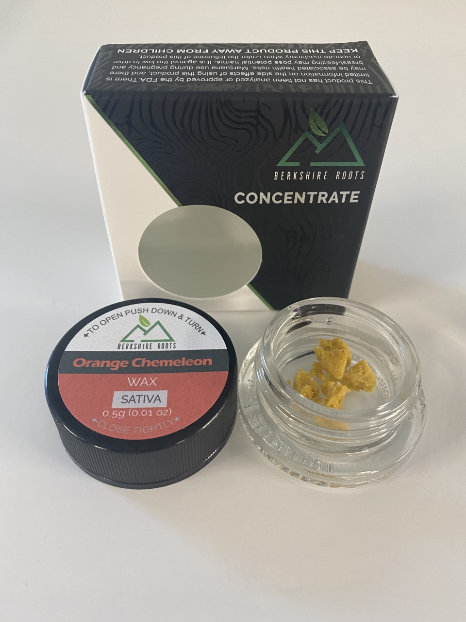 Photograph of product: Orange Chemeleon | Live Rosin Badder | 1g