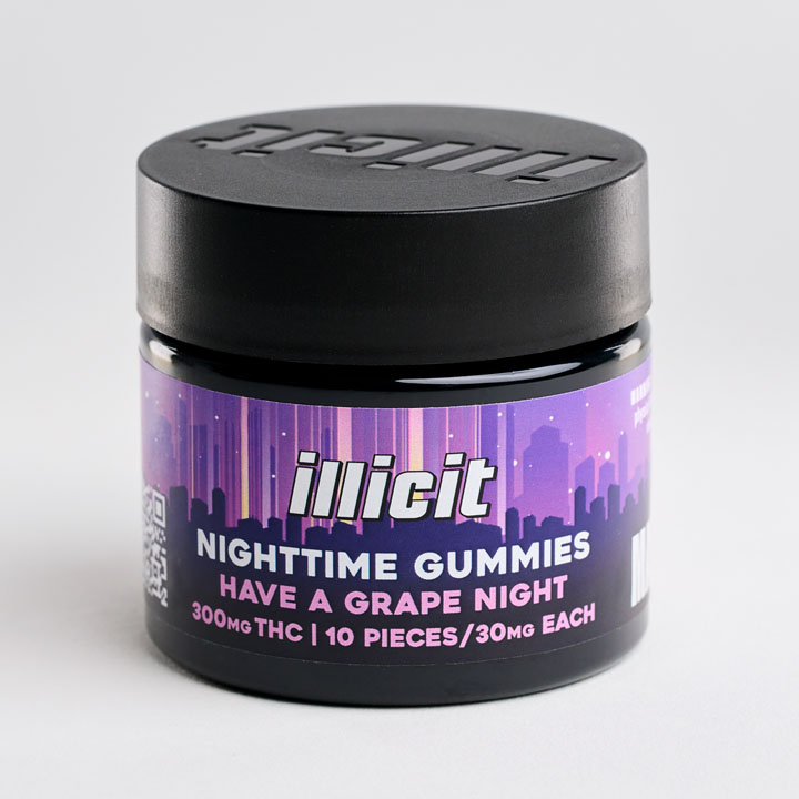 Photograph of product: Have A Grape Night Gummies 300mg