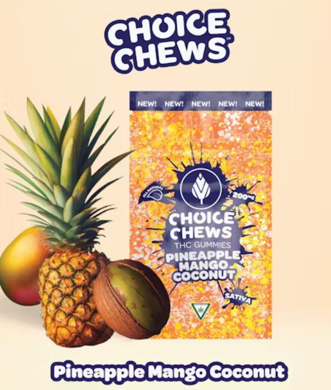 Photograph of product: Pineapple Mango Coconut - 200mg