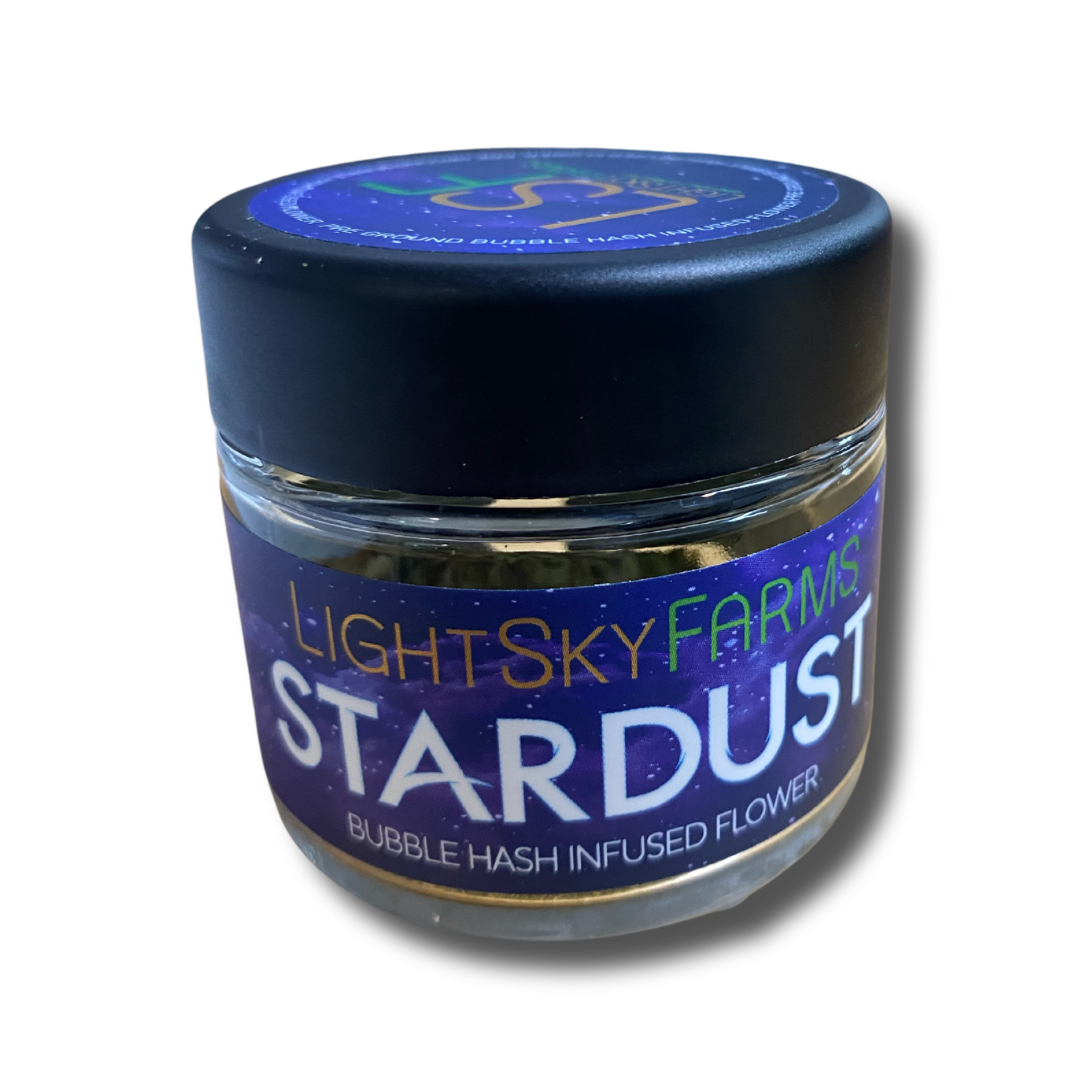 Photograph of product: LSF Stardust 4g Infused Flower Mushu's Stache
