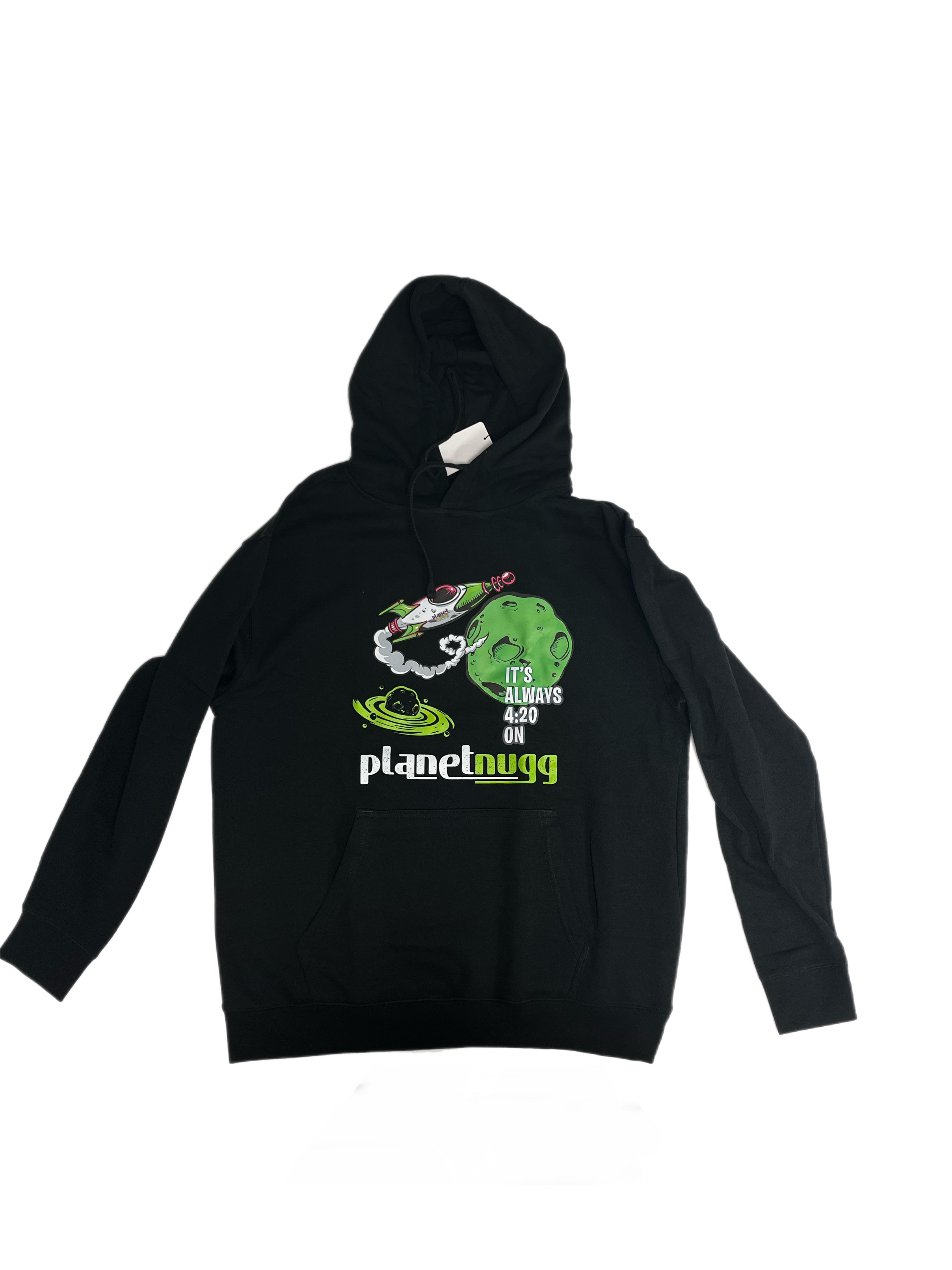 Photograph of product: Planet Nugg Rocketship Hoodie - X Large