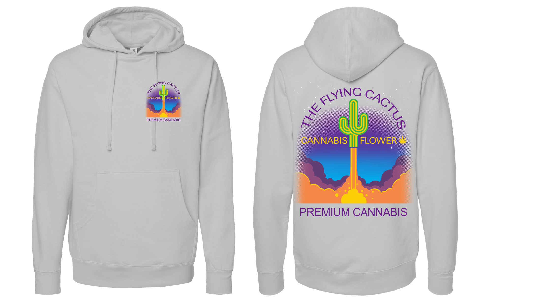 Photograph of product: Flying Cactus Logo 2 XL Hoodie