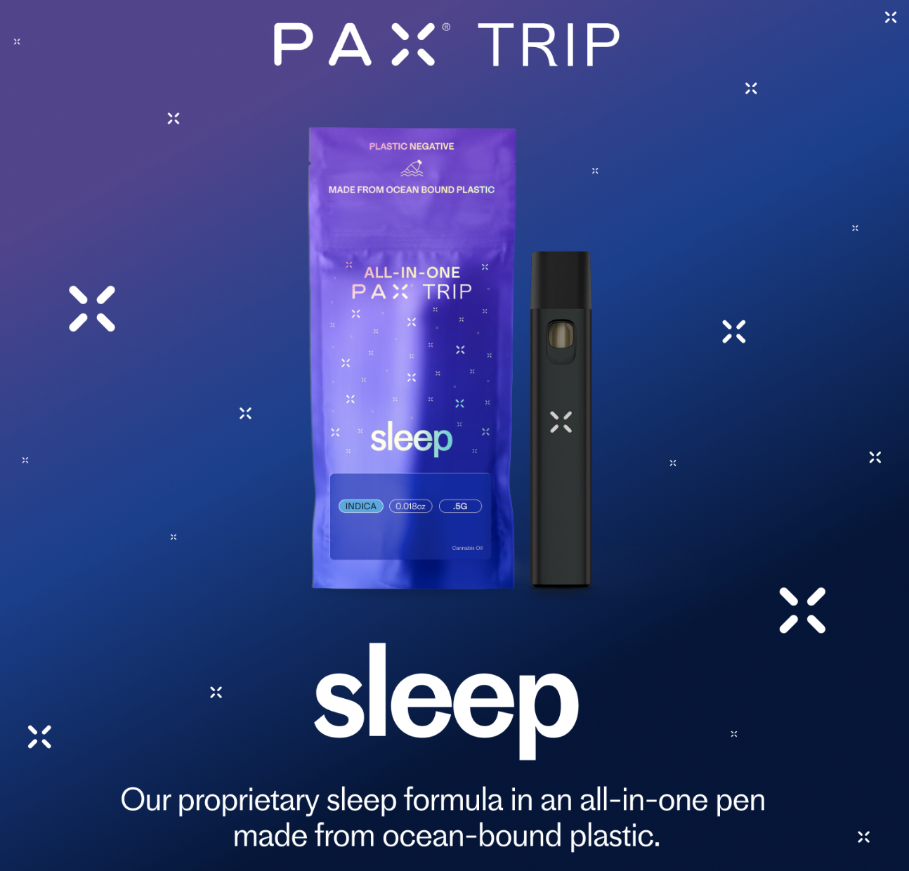 Photograph of product: Sleep | Effects PAX Pod All-In-One | 0.5g
