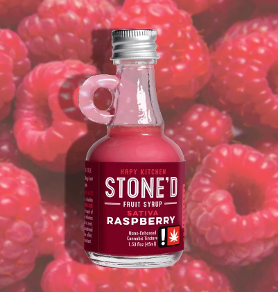 Photograph of product: Flavored Live Resin Syrup | Raspberry | 250mg | 1.5fl oz