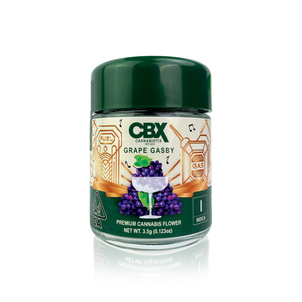 Photograph of product: CBX - Flower - Grape Gasby - 3.5G