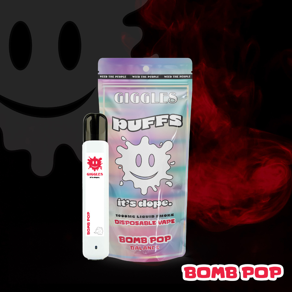 Photograph of product: Puffs | Bomb Pop All In One 1g Disposable