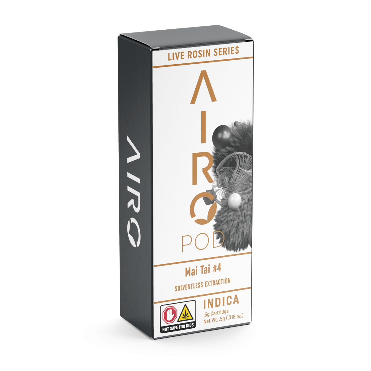 Photograph of product: Airo - Mai Tai #4 Live Rosin - Cartridge - .5g
