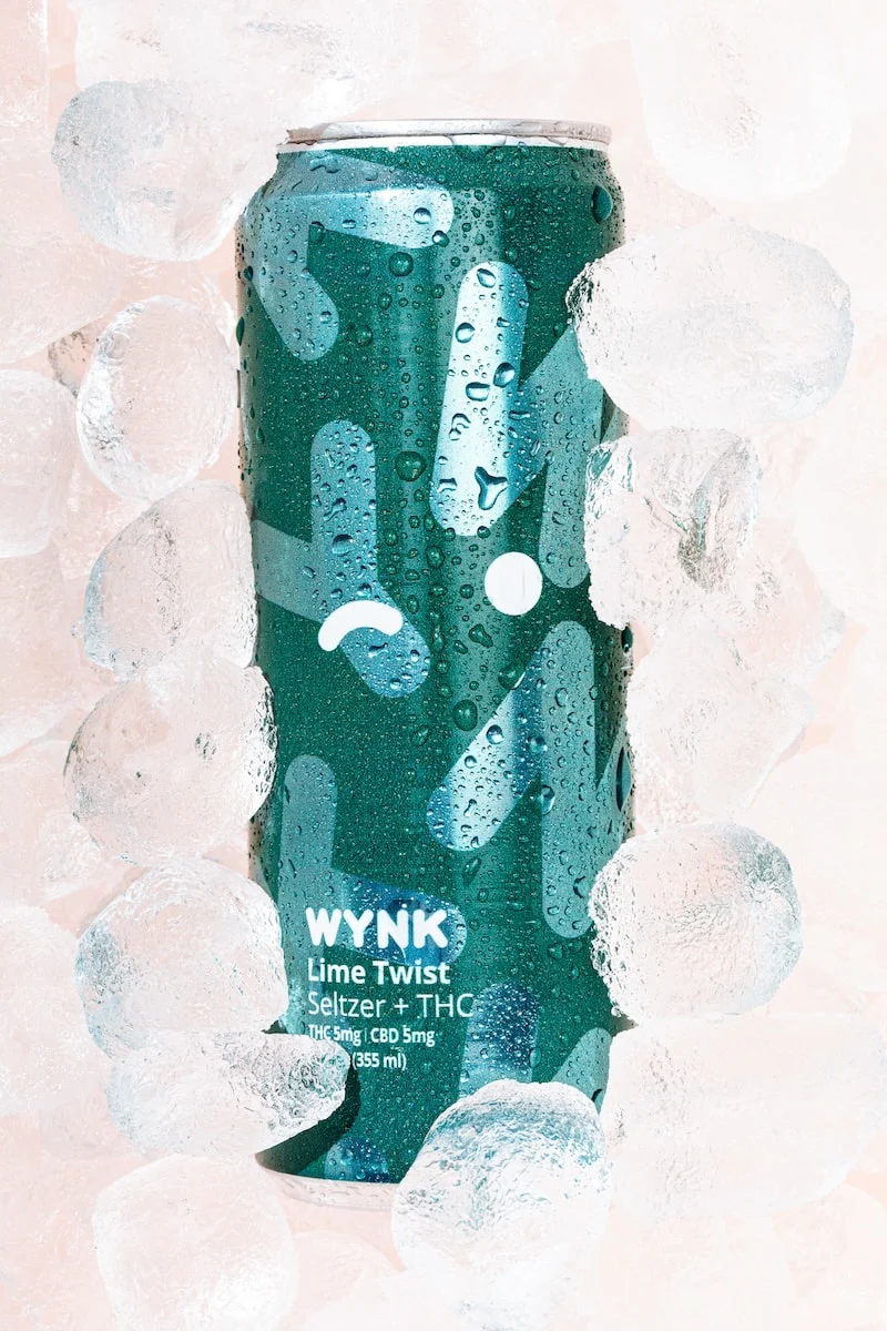 Photograph of product: 1:1 Lime Twist (3mg CBD/3mg TH-oui) 12oz Can