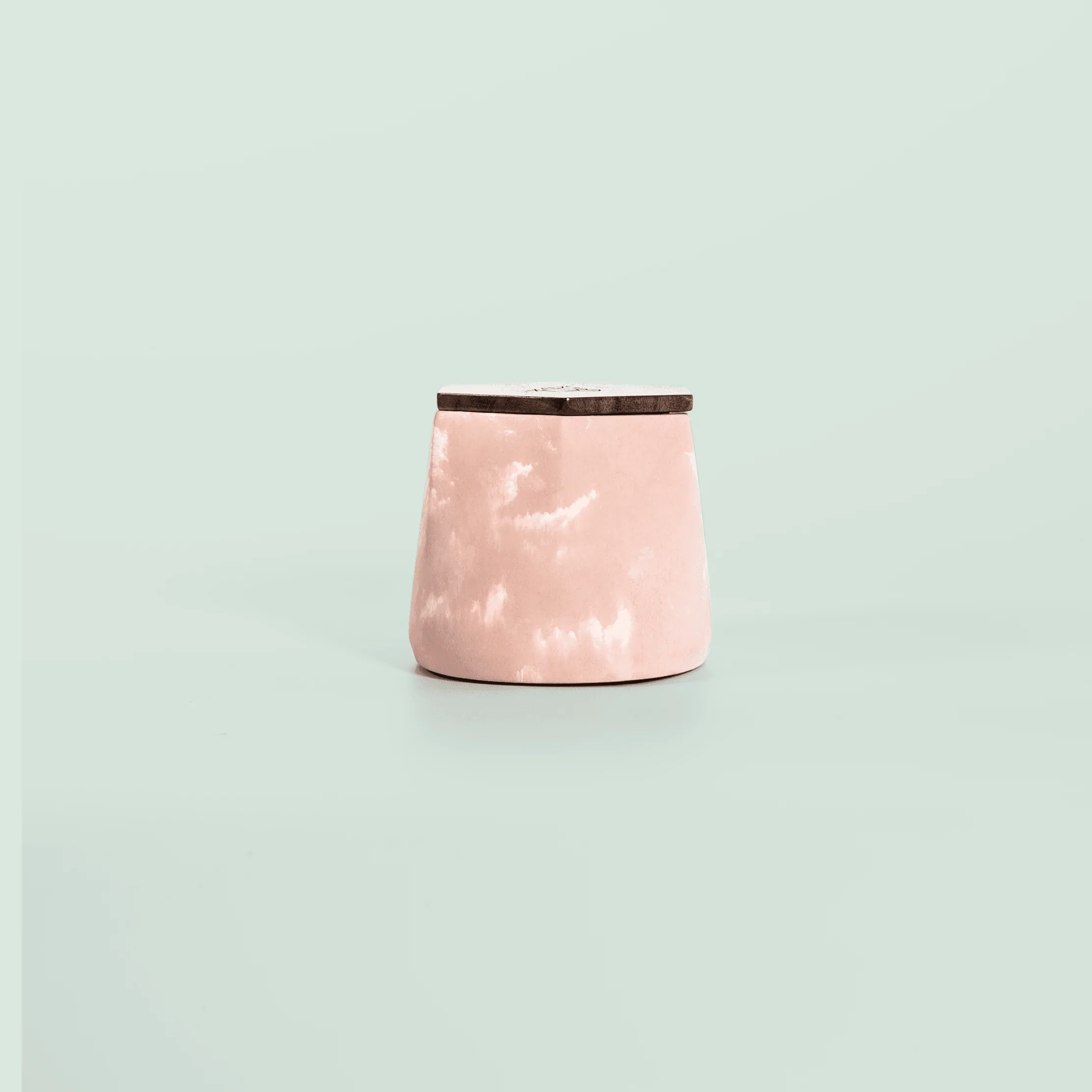 Photograph of product: Malua Stash Jar by BRNT : Pink Marble