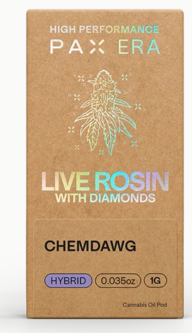 Photograph of product: Chemdawg | 1g | Live Rosin | Pod | PAX