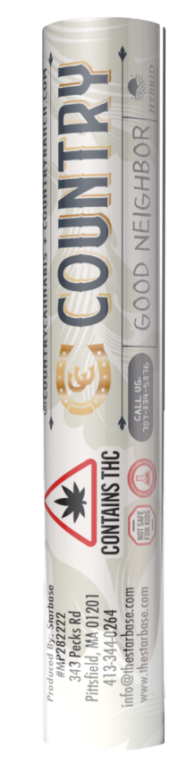 Photograph of product: Country | Good Neighbor Pre-Roll | 0.6g