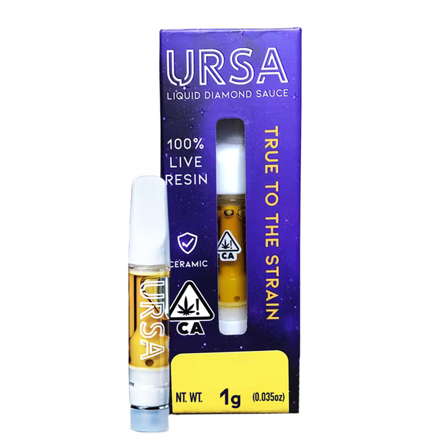 Photograph of product: LDS | BANANA BURGER LIVE RESIN CART - 1 G