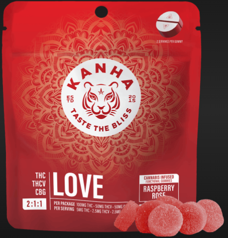 Photograph of product: Kanha - Love 2:1:1 - 100mg