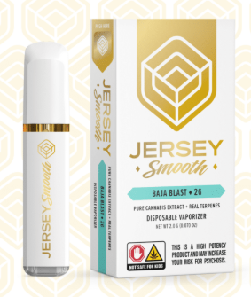Photograph of product: Jersey Smooth - Baja Blast - Cartridge 1g