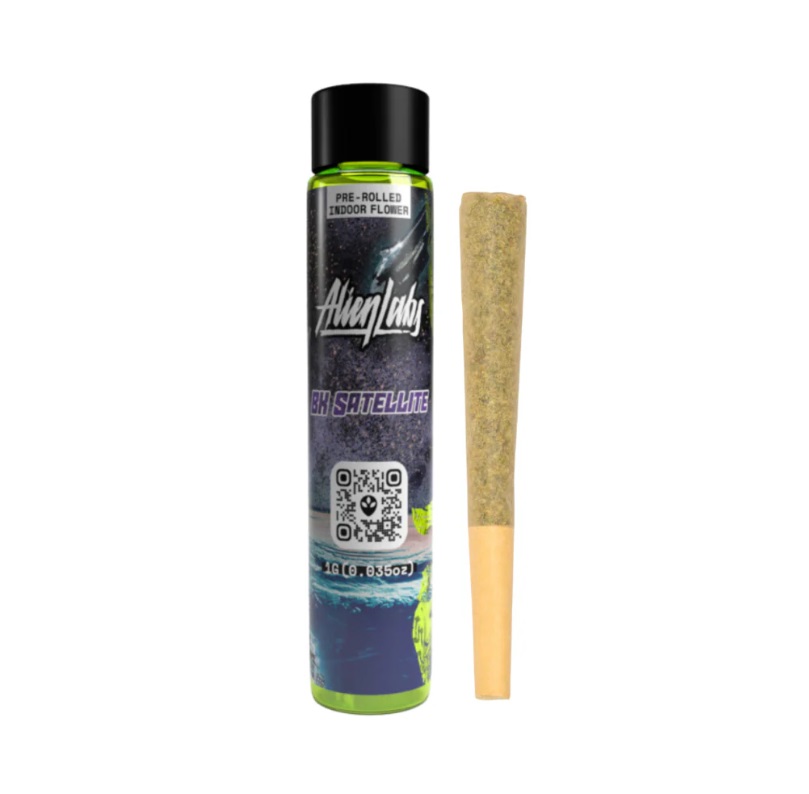 Photograph of product: Alien Labs 1g BK Satellite Pre-Roll Oui'd