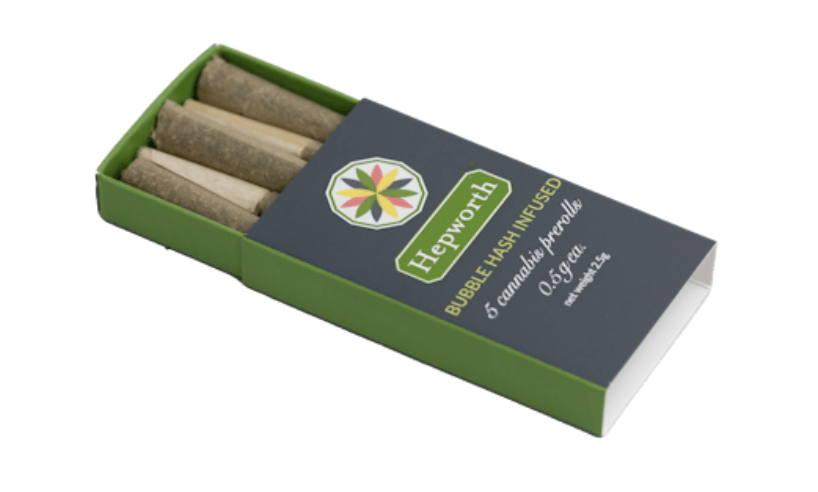 Photograph of product: C5 | Private Party x Jack Grape au chocolat-Infused Pre-Roll 5pk | Hepworth