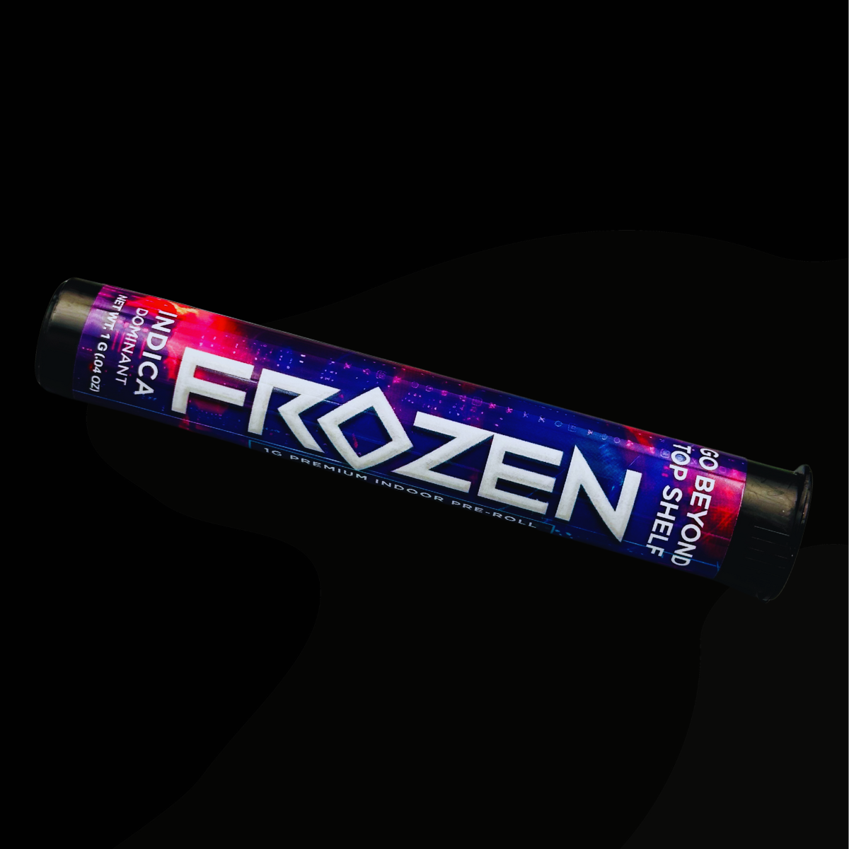 Photograph of product: Frozen 1g Pre Roll | Cherry Pop Rocks - Oui'd