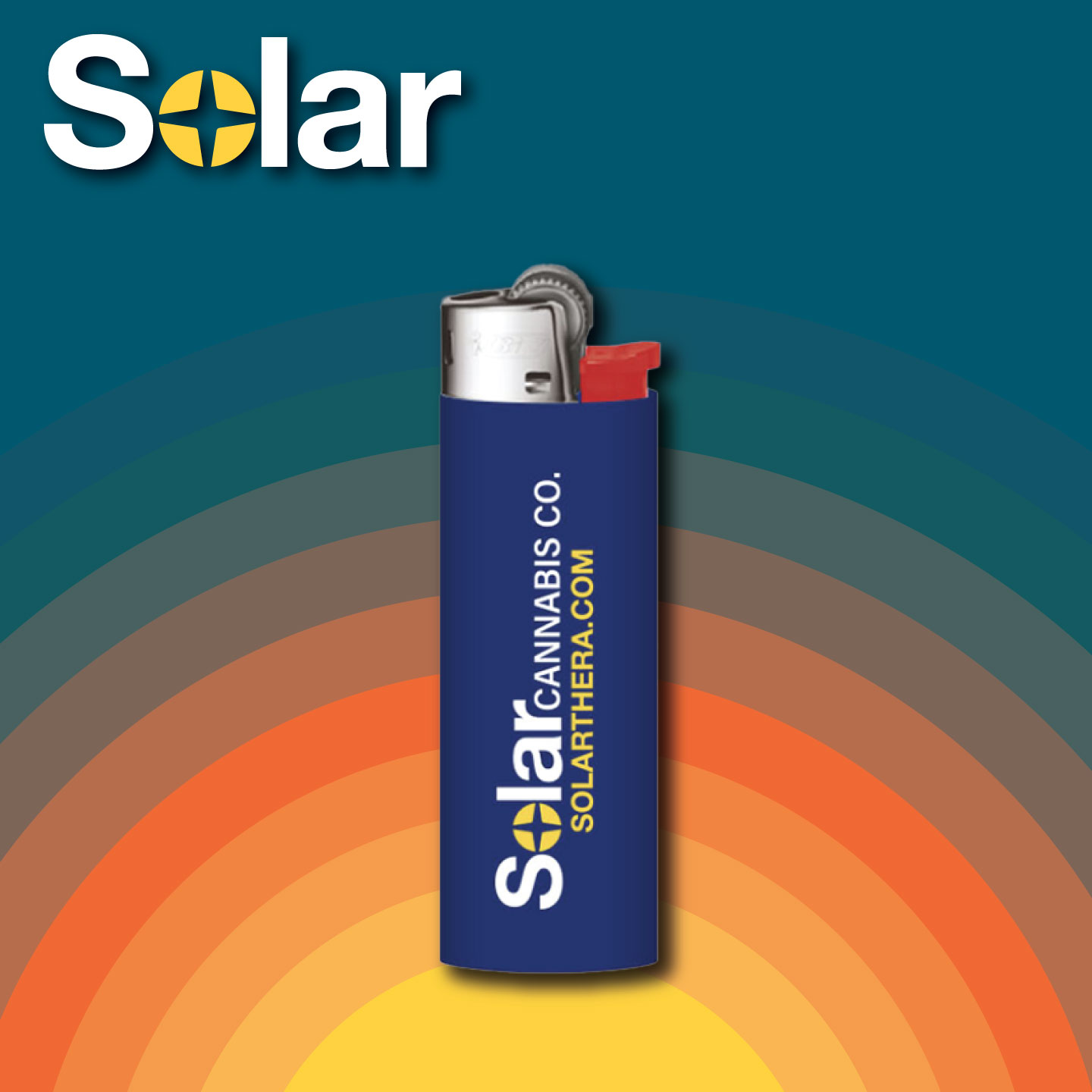 Photograph of product: BIC Lighter | Solar | Blue