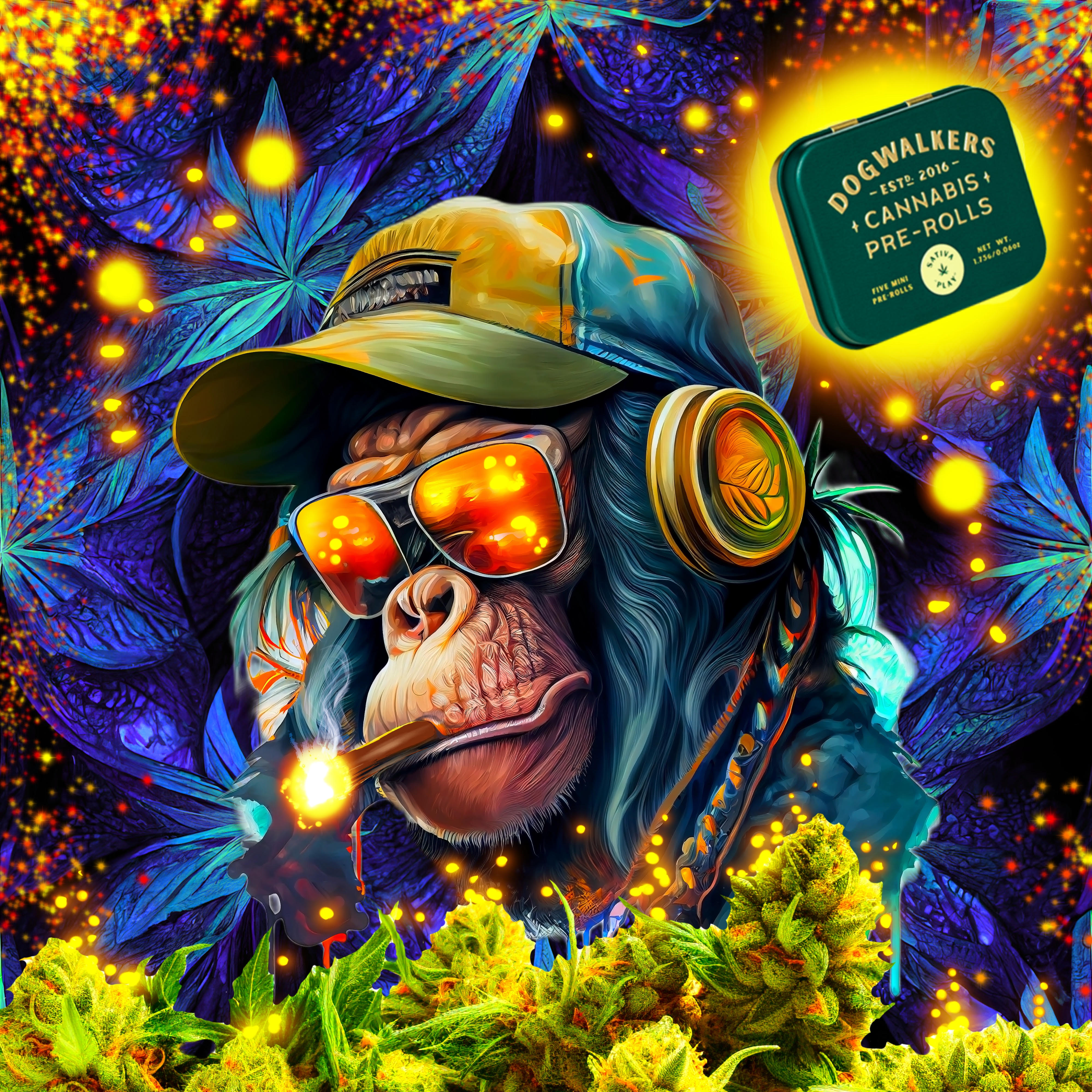 Photograph of product: Dog Walkers-East Coast Sour Diesel-5pk/