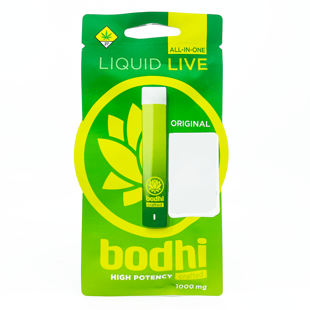 Photograph of Product: Bodhi Brands | Blueberry Haze | Disposable | Original - Liquid Live Resin - High Potency | 1g | Sativa