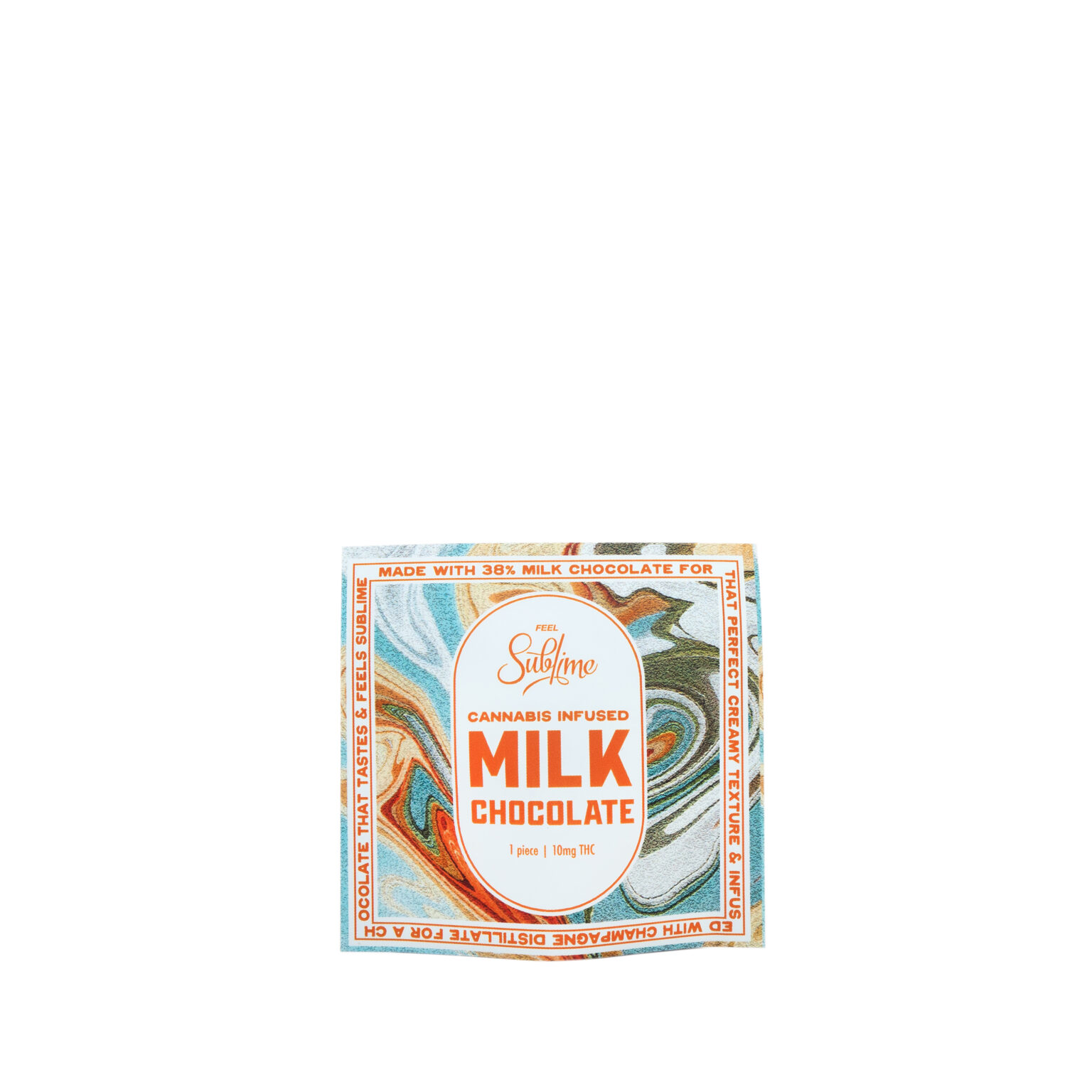Photograph of product: Sublime Single Milk Chocolate 10mg