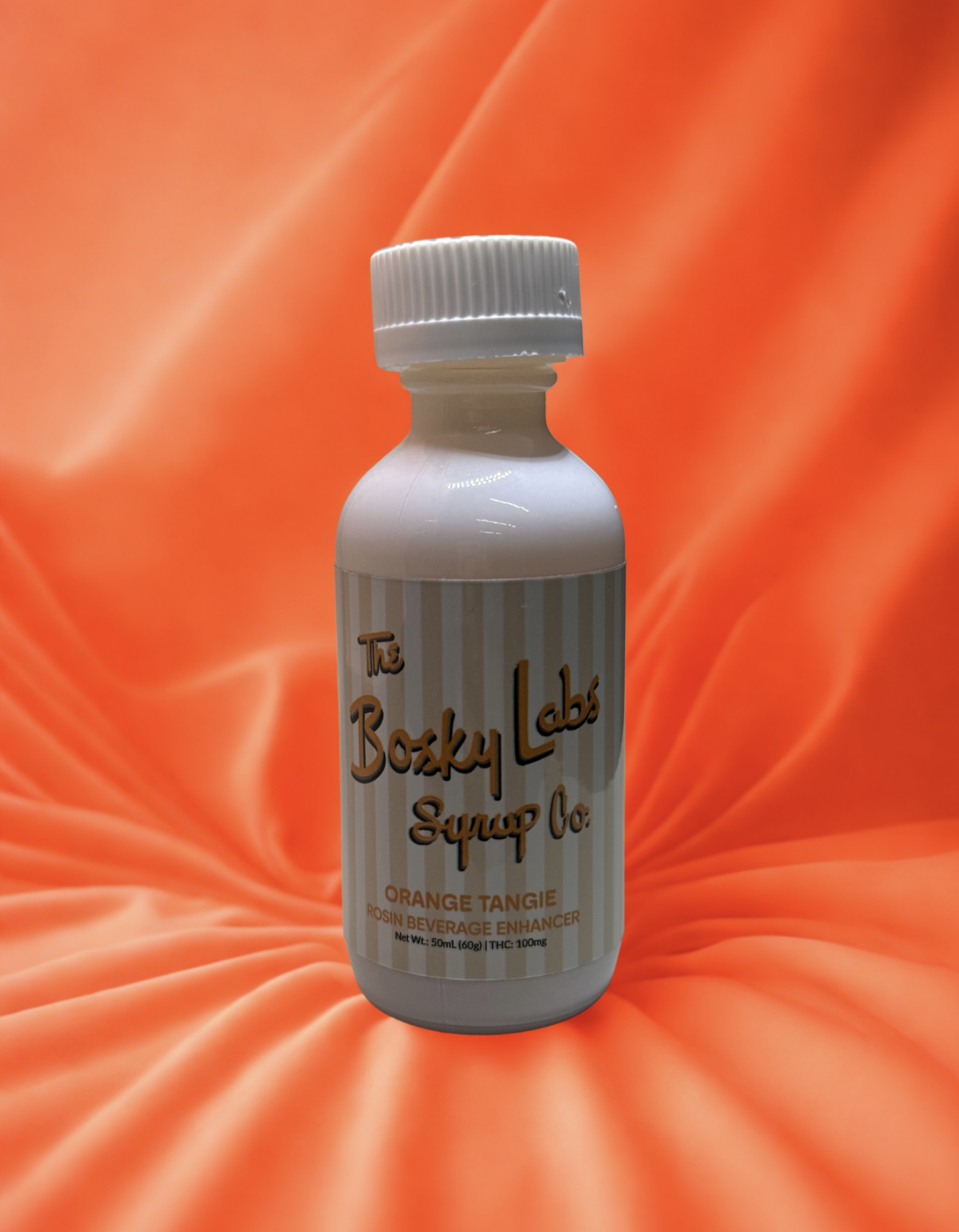 Photograph of product: Bosky Labs - Orange Tangie au chocolat Rosin Syrup - 100mg