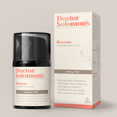 Photograph of product: Dr. Solomon's | Lotion | Rescue | 200mg